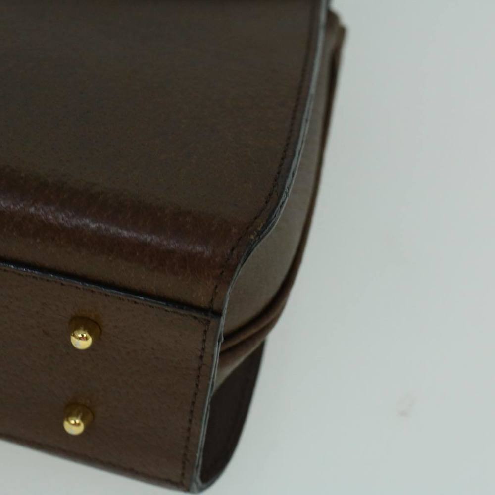 VALENTINO Hand Bag Leather Brown Auth 59910 - Picture 14 of 16